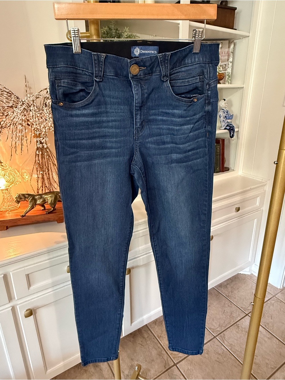 Democracy Women's Indigo Skinny Jeans Size 12